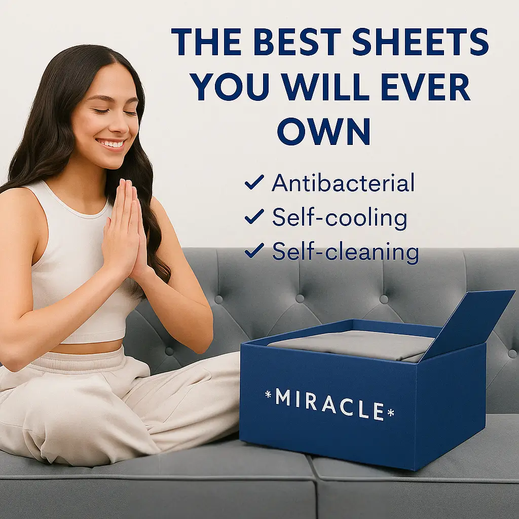 Buy Miracle Sheets – Cooling Silver-Infused Sheets USA