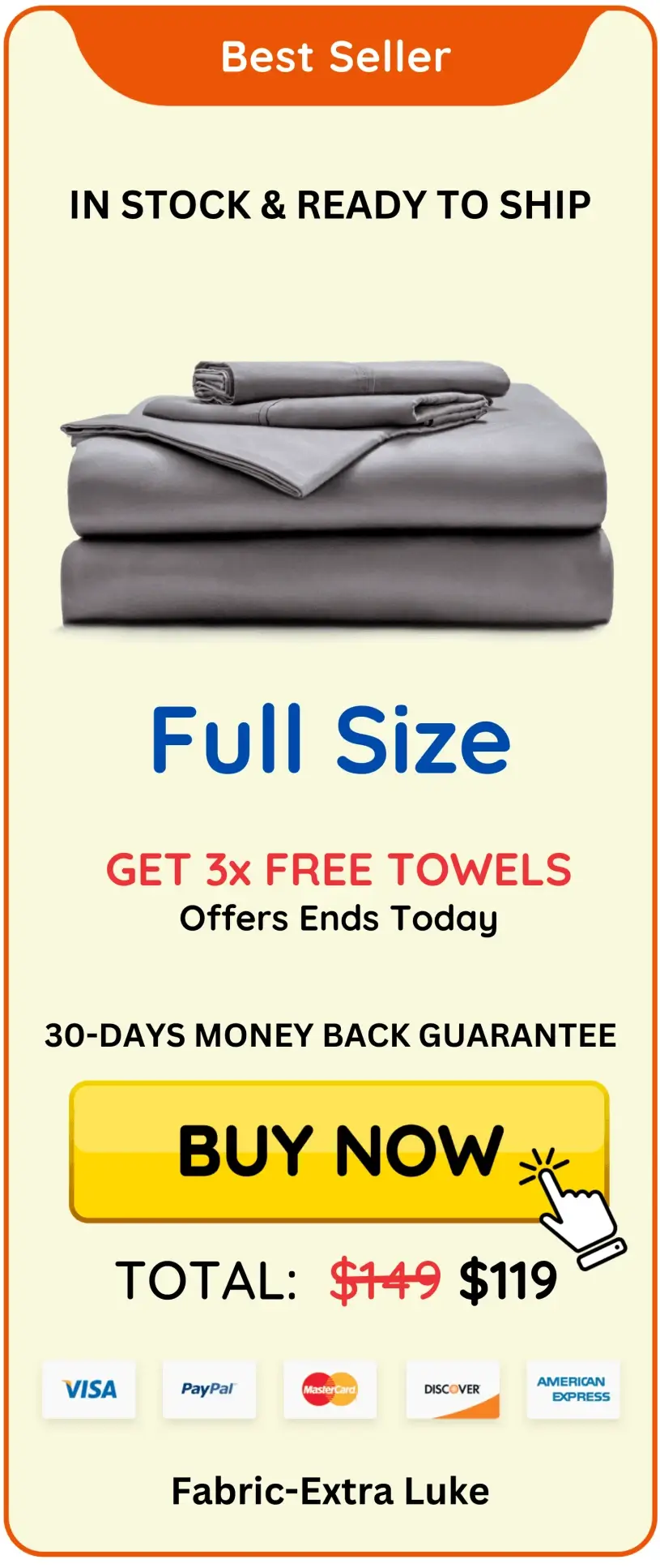 Full Size Miracle Sheets bundle with discount and free towels offer ready to ship